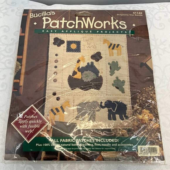 Bucillas Other - Bucillas Patchworks Two By Two Easy Applique Quilt Kit